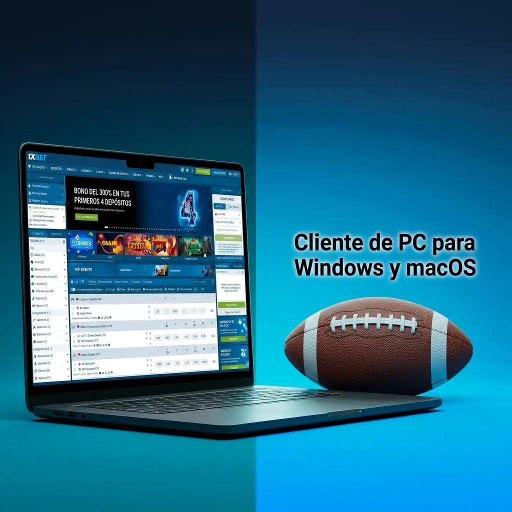 Apuestas en línea desde el navegador de PC con Windows o macOS en 1xbet, sin necesidad de descargar cliente