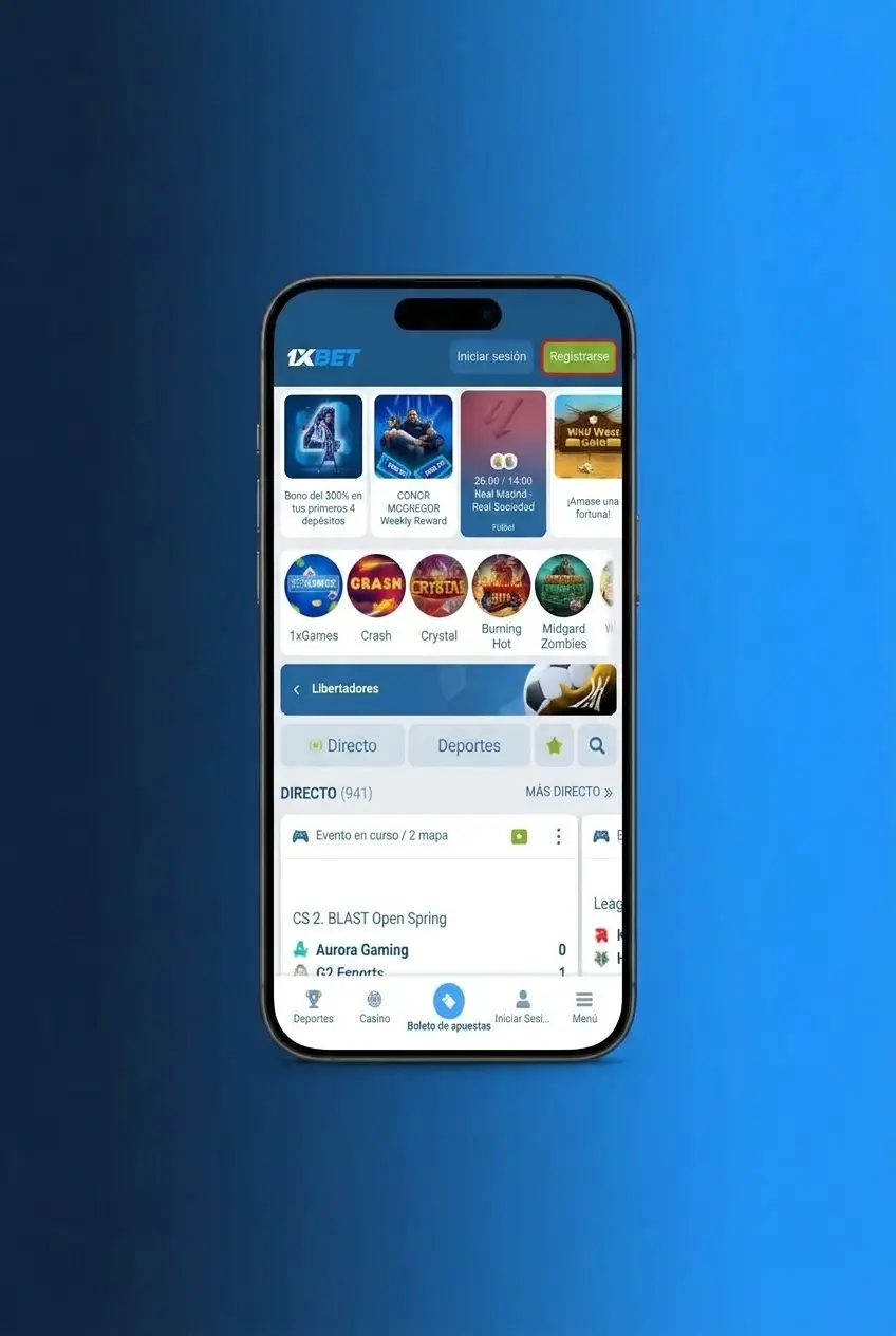 Guía paso a paso para registrarte, depositar y activar el bono de bienvenida en 1xbet Casino Colombia